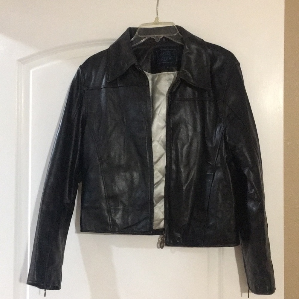 Genuine Black leather jacket
